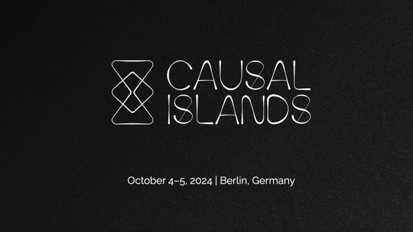 Banner for Causal Islands with date (October 4-5, 2024) and location (Berlin Germany)